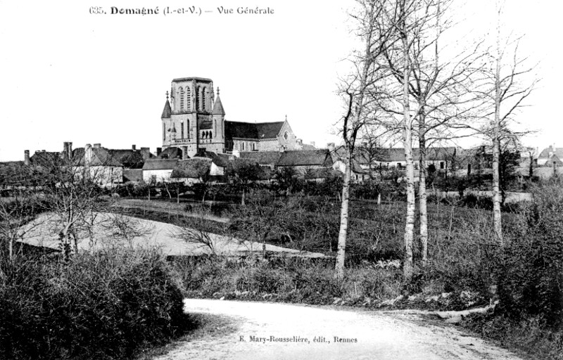 Ville de Domagn (Bretagne).