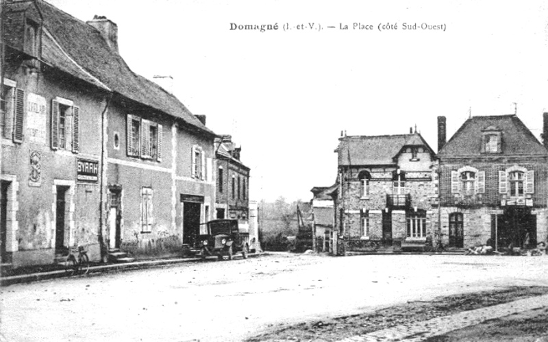 Ville de Domagn (Bretagne).