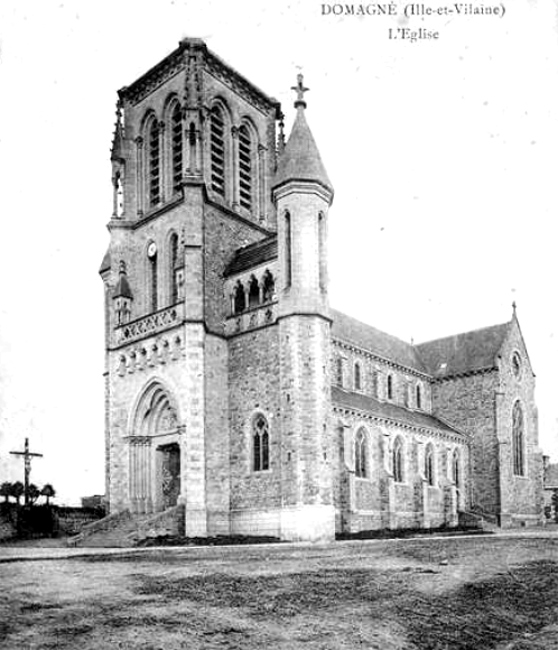 L'glise de Domagn (Bretagne).