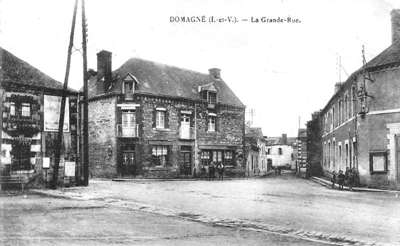 Ville de Domagn (Bretagne).