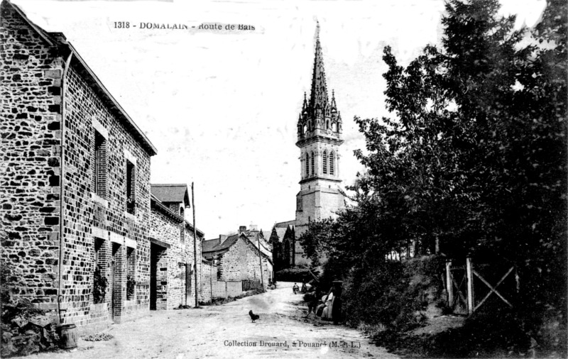 Ville de Domalain (Bretagne).