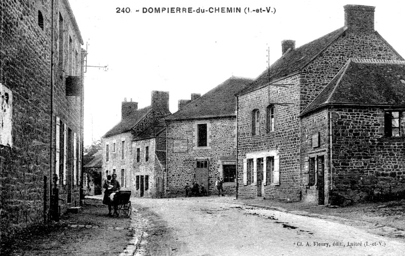 Ville de Dompierre-du-Chemin (Bretagne).