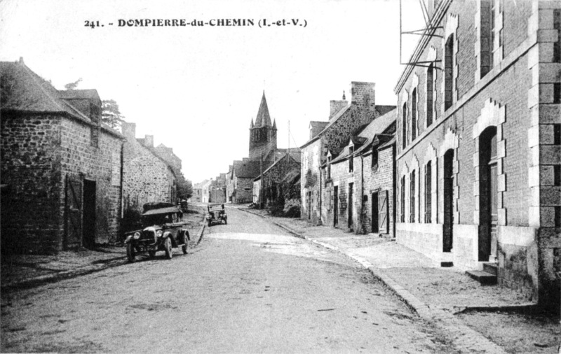 Ville de Dompierre-du-Chemin (Bretagne).