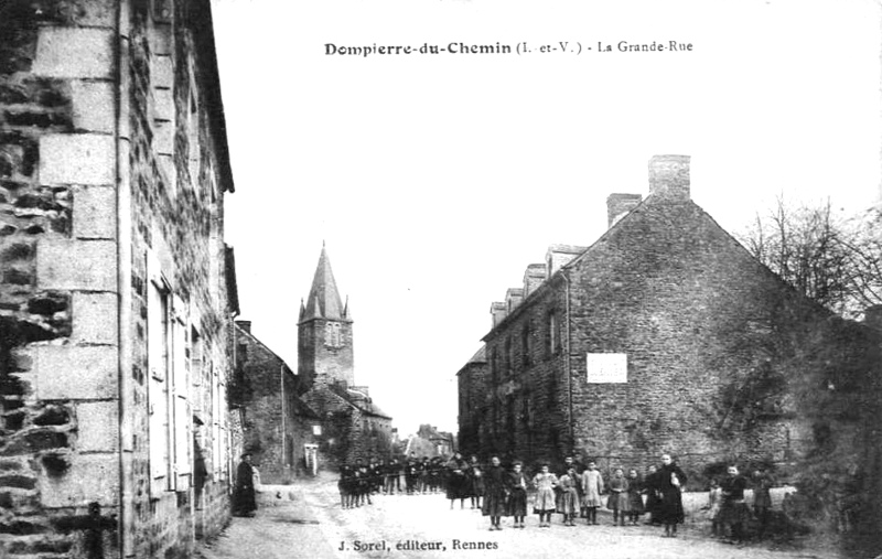 Ville de Dompierre-du-Chemin (Bretagne).