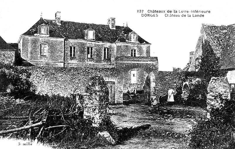 Château de la Lande à Donges (anciennement en Bretagne).