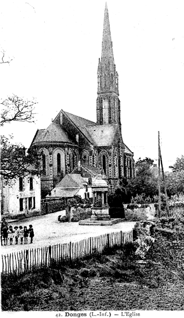 Ancienne glise de Donges (anciennement en Bretagne).