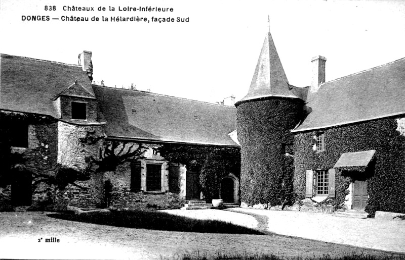 Manoir de la Hélardère ou Hélardière à Donges (anciennement en Bretagne).