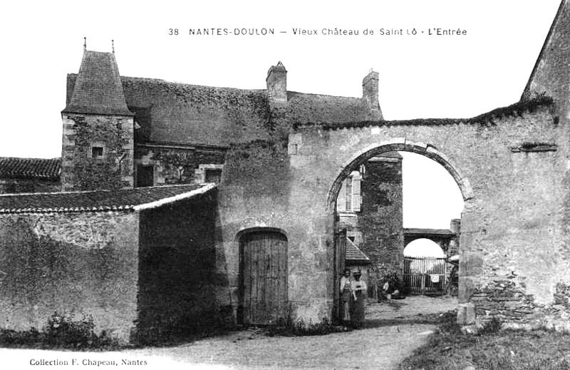 Ancienne abbaye St Laud  Doulon (Bretagne).