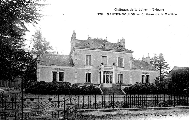 Chteau de la Marinire  Doulon (Bretagne).