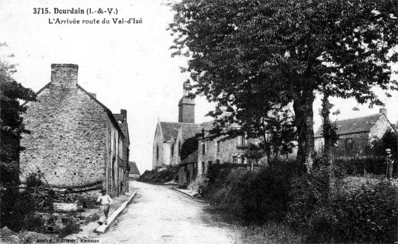 Ville de Dourdain (Bretagne).