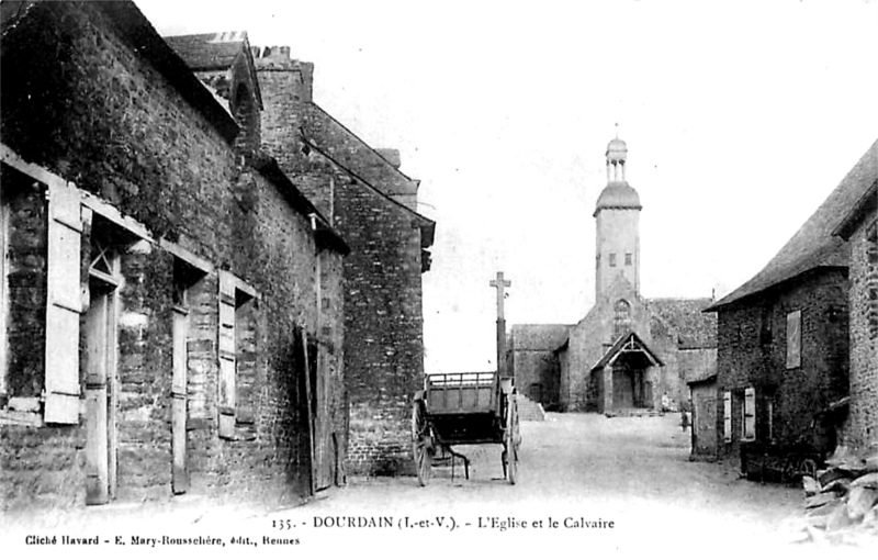 Ville de Dourdain (Bretagne).