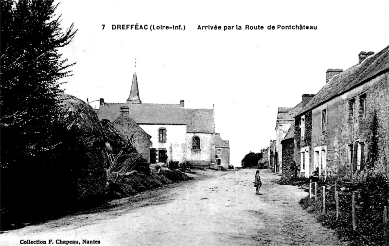 Ville de Drefféac (anciennement en Bretagne).