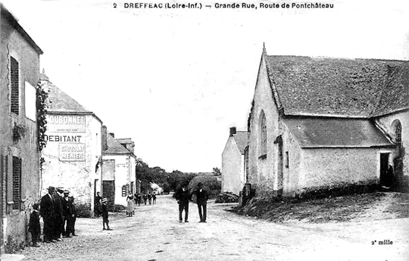 Ville de Dreffac (anciennement en Bretagne).