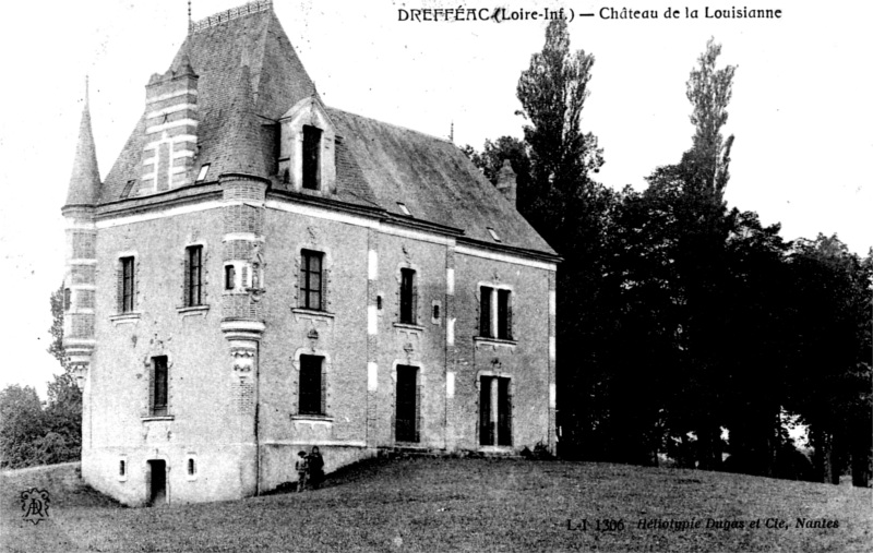 Château de la Louisiane à Drefféac (anciennement en Bretagne).
