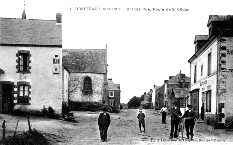 Ville de Dreffac (anciennement en Bretagne).