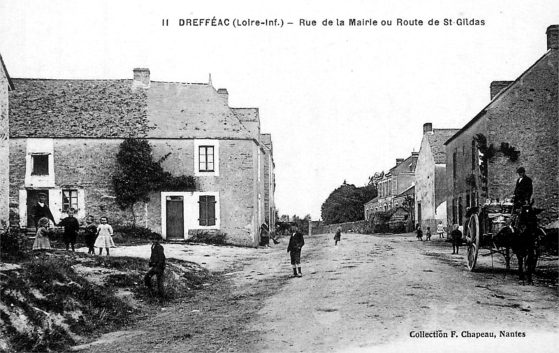 Ville de Dreffac (anciennement en Bretagne).