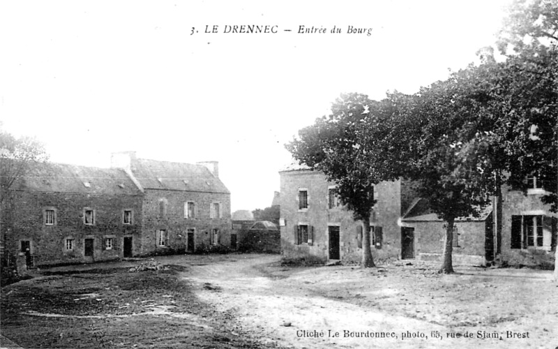 Ville du Drennec (Bretagne).