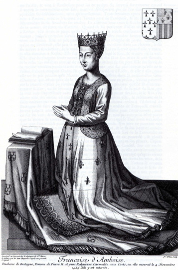 Duchesse Franoise d'Amboise, pouse de Pierre II