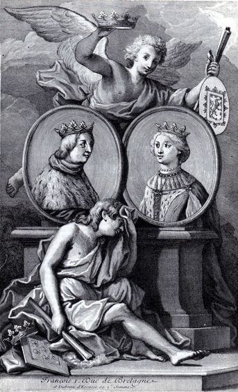 Duc Franois Ier et Isabeau d'Ecosse, sa seconde pouse