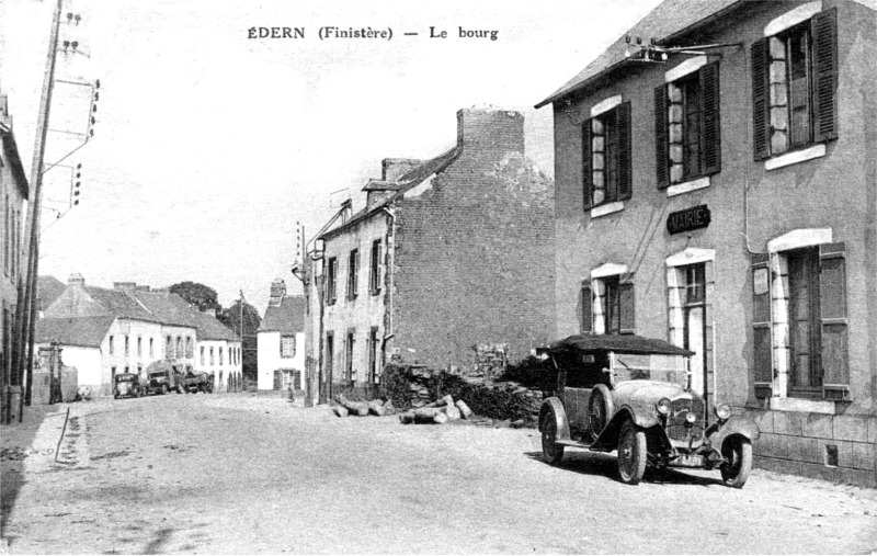 Ville d'Edern (Bretagne).