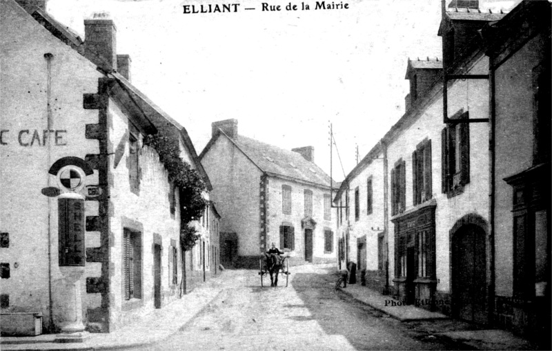 Ville d'Elliant (Bretagne).