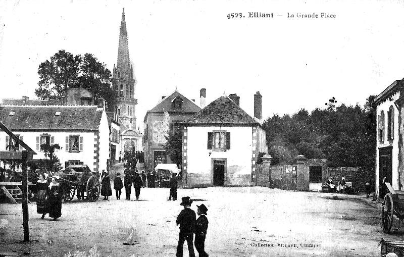 Ville d'Elliant (Bretagne).