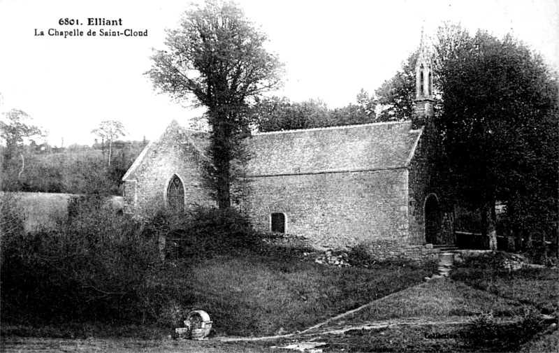 Chapelle de Saint-Cloud  Elliant (Bretagne).