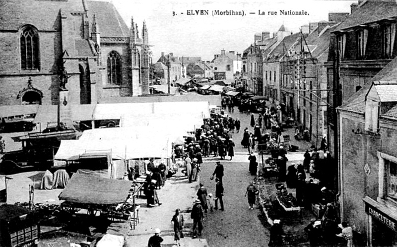 Ville d'Elven (Bretagne).