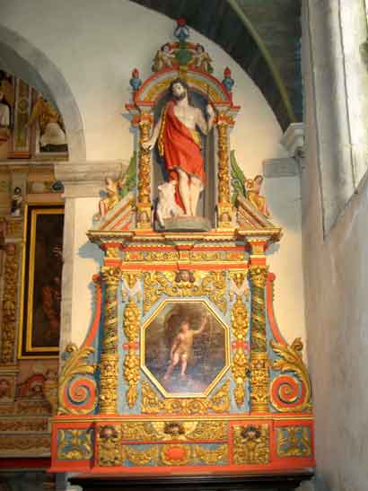 retable de Saint-Jean-Baptiste  Saint-Thgonnec