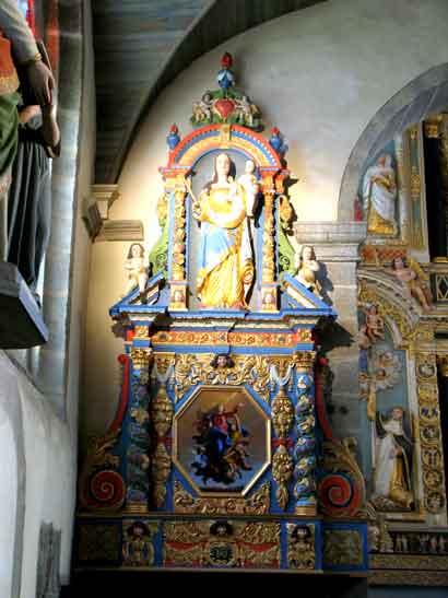 retable de Notre-Dame du Vrai-Secours  Saint-Thgonnec