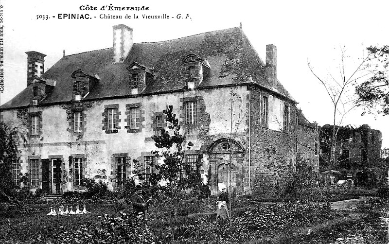 Chteau de la Vieuxville  Epiniac (Bretagne).