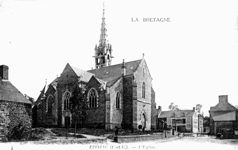 Eglise d'Epiniac (Bretagne).