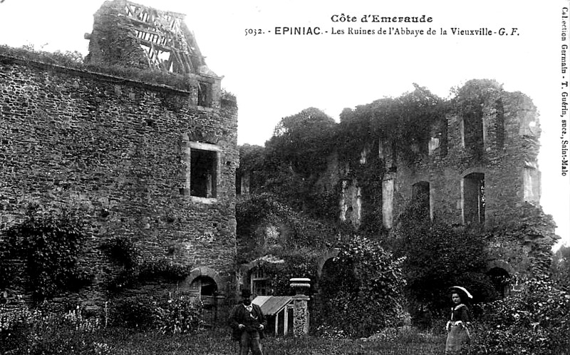 Abbaye de la Vieuxville  Epiniac (Bretagne).