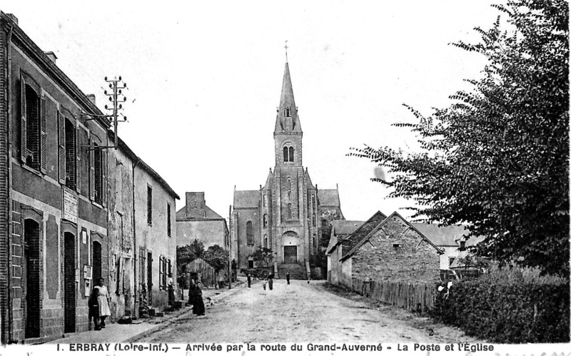 Ville d'Erbray (Bretagne).