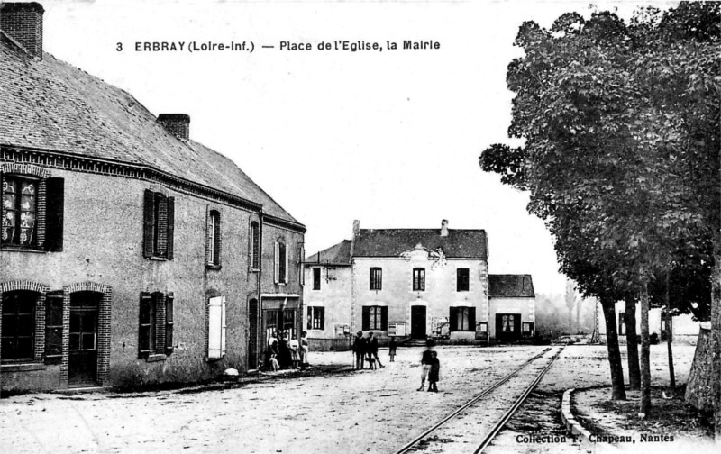 Ville d'Erbray (Bretagne).