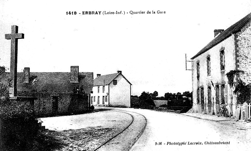 Ville d'Erbray (Bretagne).