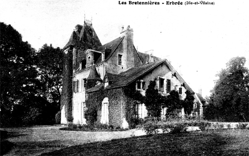 Chteau des Bretonnires  Erbre (Bretagne).