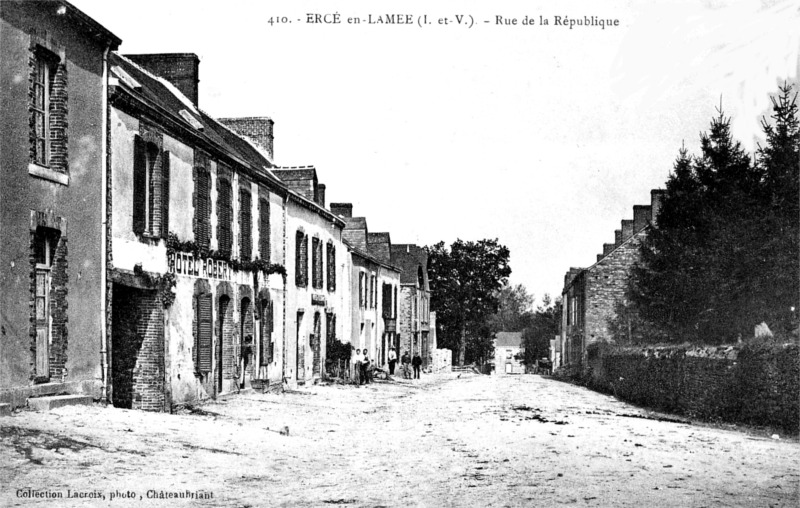 Ville d'Erc-en-Lame (Bretagne).