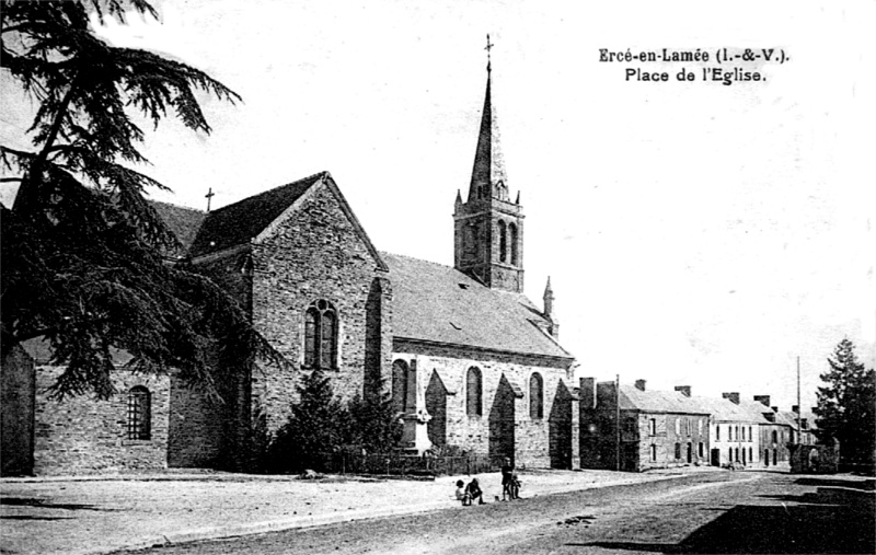 Eglise d'Ercé-en-Lamée (Bretagne).