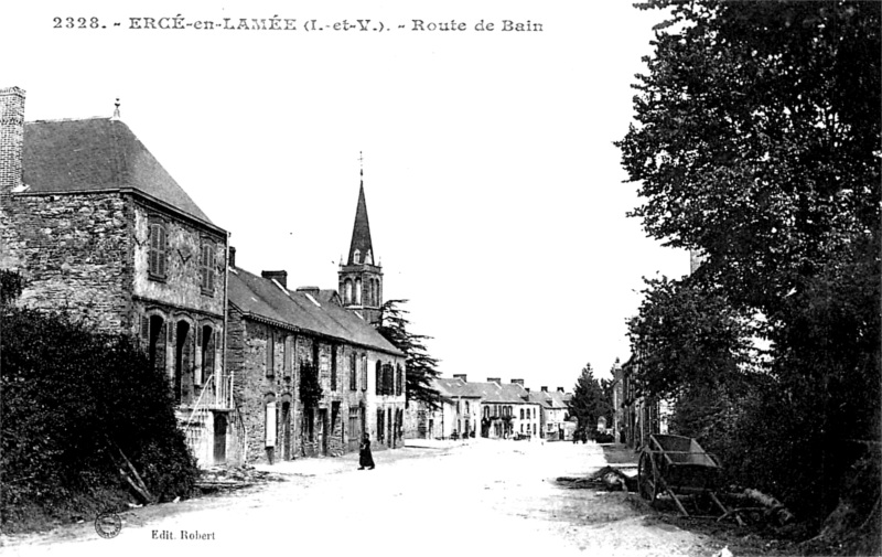 Ville d'Erc-en-Lame (Bretagne).