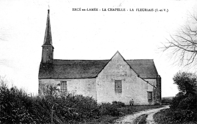 Chapelle La Fleuriais à Ercé-en-Lamée (Bretagne).