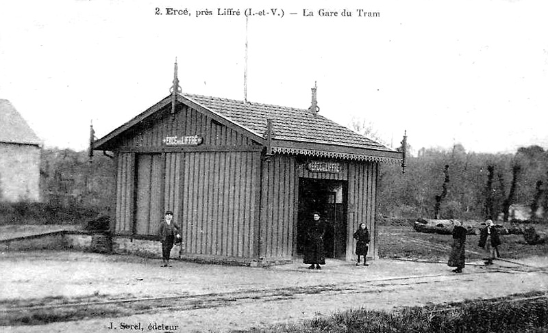 Gare d'Ercé-près-Liffré (Bretagne).