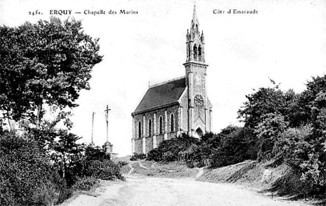 Chapelle des Marins de la ville d'Erquy (Bretagne).