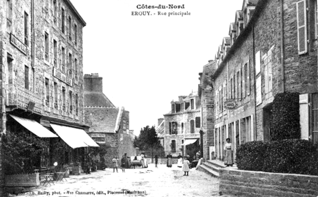 Ville d'Erquy (Bretagne).