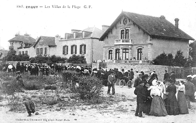Villas d'Erquy (Bretagne).