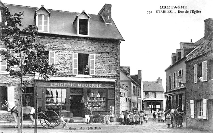 Ville d'Etables-sur-Mer (Bretagne).