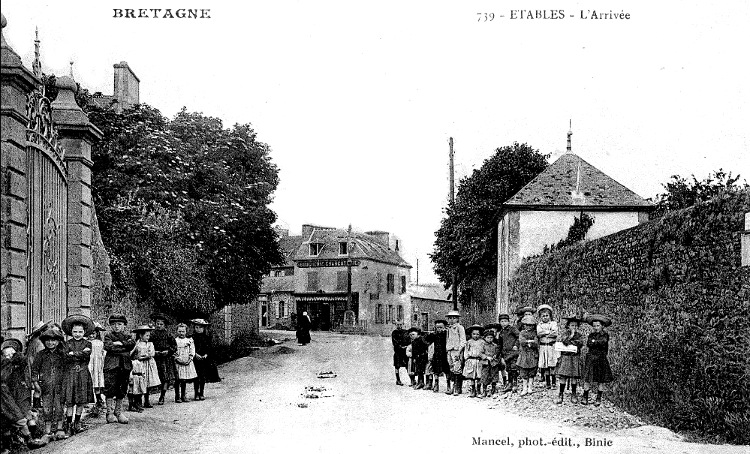 Ville d'Etables-sur-Mer (Bretagne).