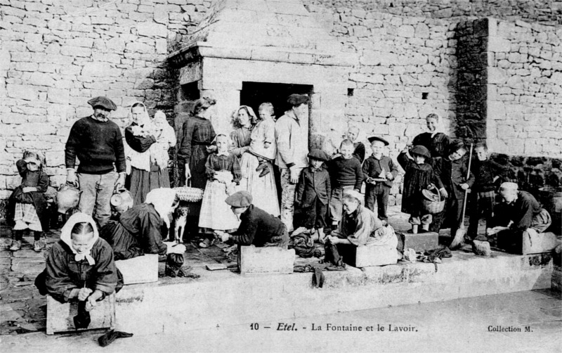 Fontaine d'Etel (Bretagne).