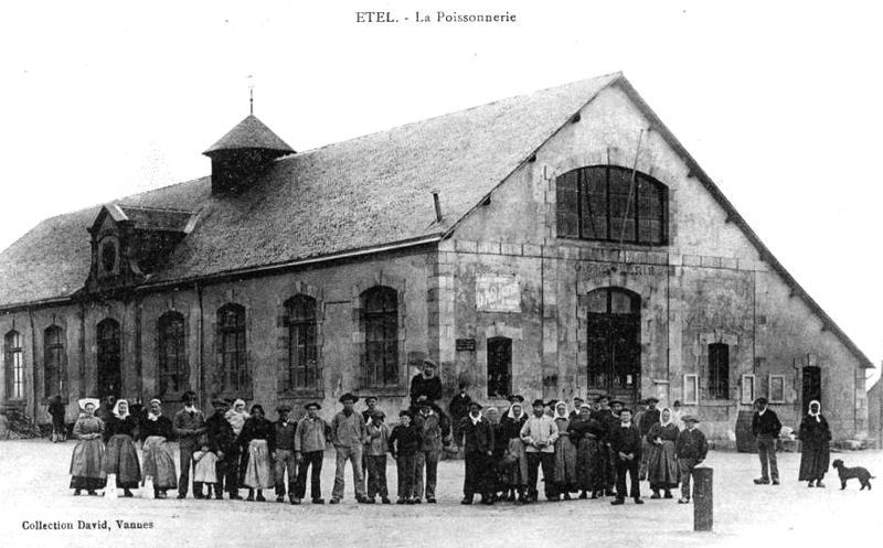 Ville d'Etel (Bretagne).