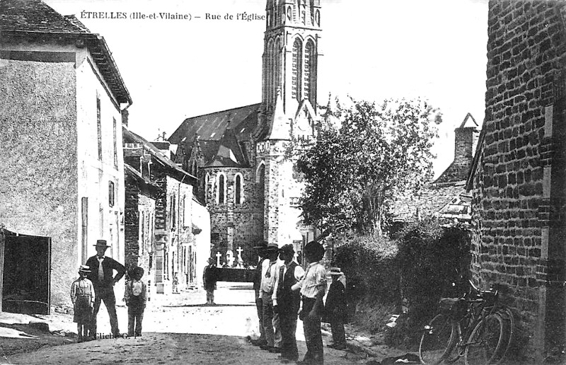 Ville d'Etrelles (Bretagne).
